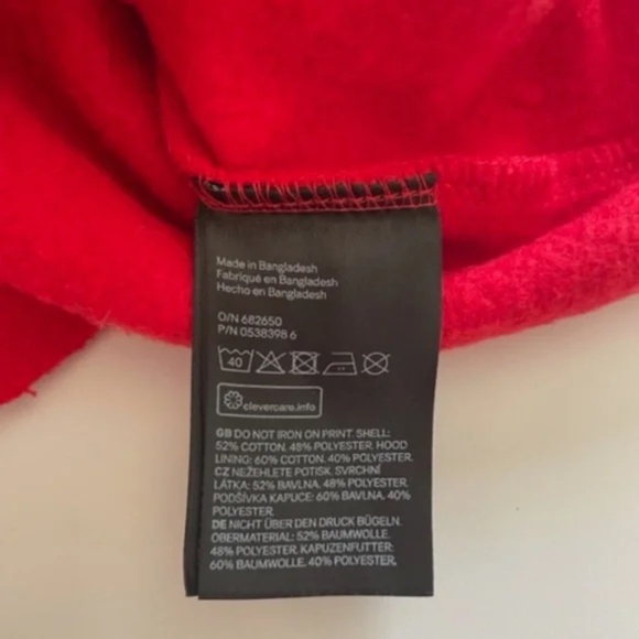 Justin Bieber x Divided H&M | Purpose World Tour Cropped Hoodie | Size XS - Picture 9 of 9